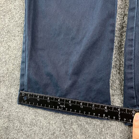 Polo Ralph Lauren Pants Mens 38x32 Navy Classic Fit Pleated Front Chino Casual - Picture 2 of 12